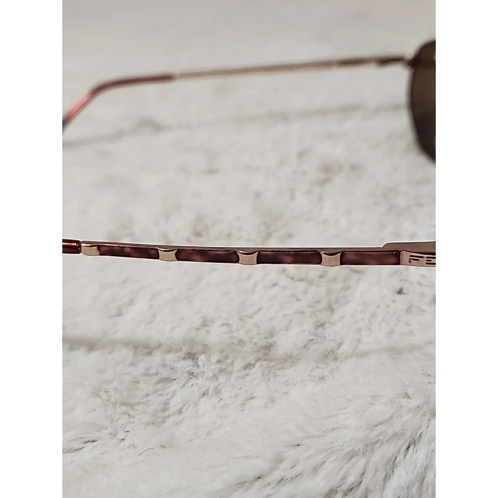 FENDI Sunglasses UNISEX Frames Only Made in Italy Marked 135 F543 52 17 Tortoise